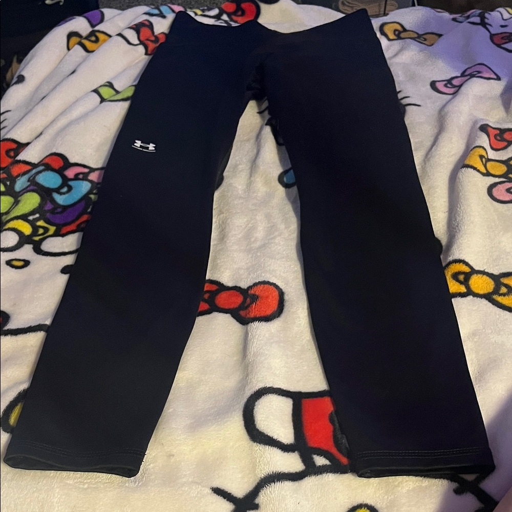 Under Armour Black Leggings with Logo